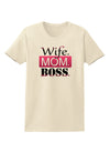 Wife Mom Boss Womens T-Shirt-Womens T-Shirt-TooLoud-Natural-X-Small-Davson Sales