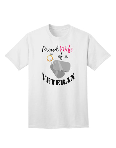 Wife of Veteran Adult T-Shirt-Mens T-Shirt-TooLoud-White-Small-Davson Sales