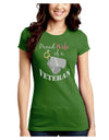 Wife of Veteran Juniors Crew Dark T-Shirt-T-Shirts Juniors Tops-TooLoud-Kiwi-Green-Juniors Fitted X-Small-Davson Sales