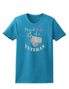 Wife of Veteran Womens Dark T-Shirt-TooLoud-Turquoise-X-Small-Davson Sales