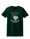 Wife of Veteran Womens Dark T-Shirt-TooLoud-Forest-Green-Small-Davson Sales