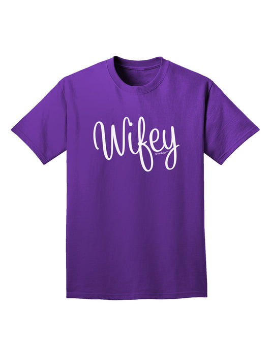 Wifey - Wife Design Adult Dark T-Shirt by TooLoud-Mens T-Shirt-TooLoud-Purple-Small-Davson Sales