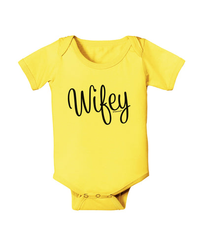 Wifey - Wife Design Baby Romper Bodysuit by TooLoud-Baby Romper-TooLoud-Yellow-06-Months-Davson Sales