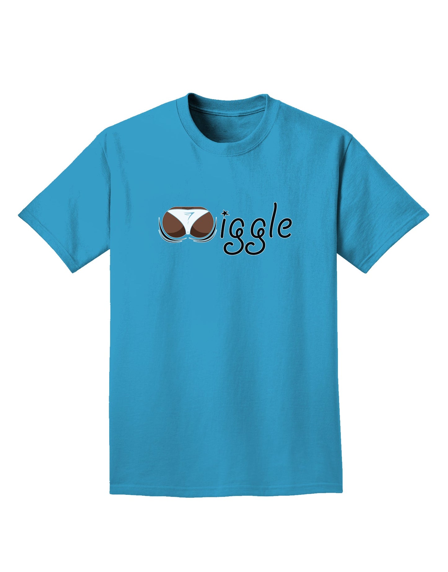 Wiggle - Twerk Dark Adult Dark T-Shirt-Mens T-Shirt-TooLoud-Turquoise-Small-Davson Sales