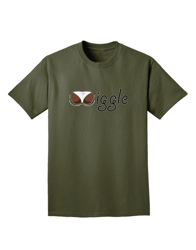 Wiggle - Twerk Dark Adult Dark T-Shirt-Mens T-Shirt-TooLoud-Military-Green-Small-Davson Sales