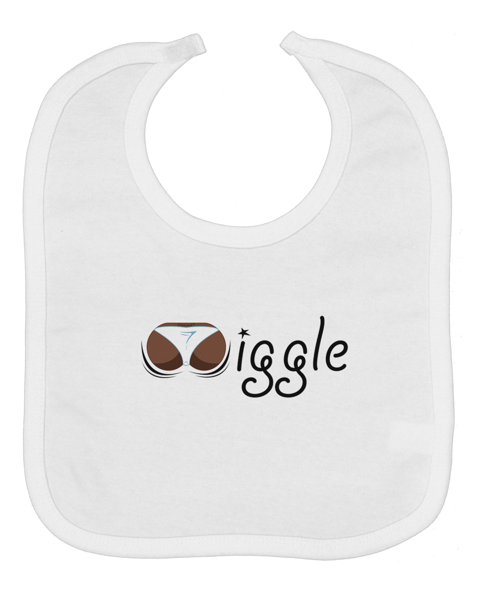 Wiggle - Twerk Dark Baby Bib