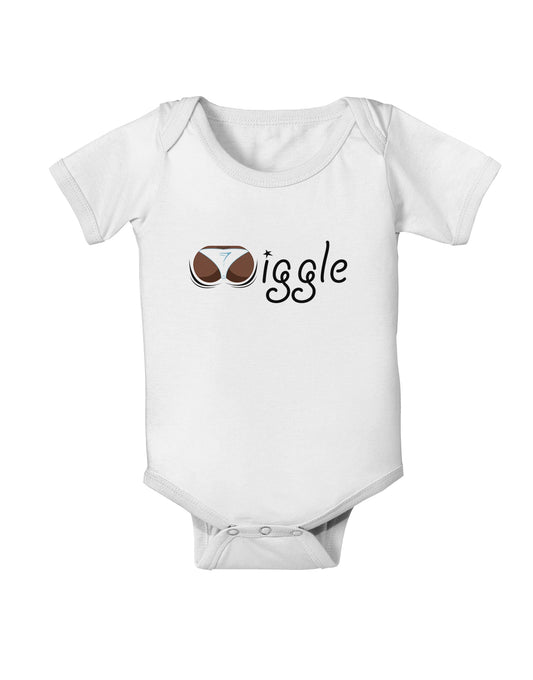 Wiggle - Twerk Dark Baby Romper Bodysuit-Baby Romper-TooLoud-White-06-Months-Davson Sales