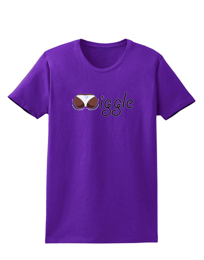 Wiggle - Twerk Dark Womens Dark T-Shirt-Womens T-Shirt-TooLoud-Purple-X-Small-Davson Sales