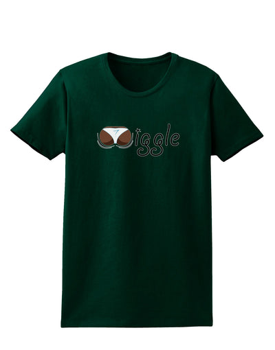 Wiggle - Twerk Dark Womens Dark T-Shirt-Womens T-Shirt-TooLoud-Forest-Green-Small-Davson Sales