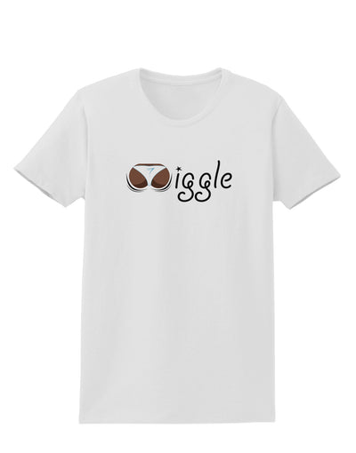 Wiggle - Twerk Dark Womens T-Shirt-Womens T-Shirt-TooLoud-White-X-Small-Davson Sales
