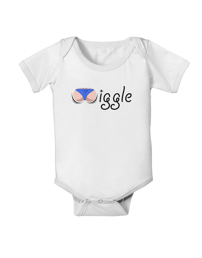 Wiggle - Twerk Light Baby Romper Bodysuit-Baby Romper-TooLoud-White-06-Months-Davson Sales