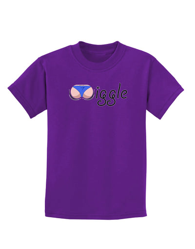 Wiggle - Twerk Light Childrens Dark T-Shirt-Childrens T-Shirt-TooLoud-Purple-X-Small-Davson Sales