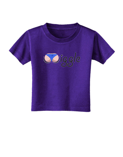 Wiggle - Twerk Light Toddler T-Shirt Dark-Toddler T-Shirt-TooLoud-Purple-2T-Davson Sales