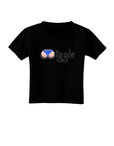 Wiggle - Twerk Light Toddler T-Shirt Dark-Toddler T-Shirt-TooLoud-Black-2T-Davson Sales