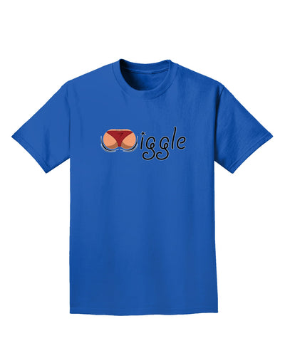 Wiggle - Twerk Medium Adult Dark T-Shirt-Mens T-Shirt-TooLoud-Royal-Blue-Small-Davson Sales