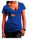 Wiggle - Twerk Medium Juniors V-Neck Dark T-Shirt-Womens V-Neck T-Shirts-TooLoud-Royal-Blue-Juniors Fitted Small-Davson Sales