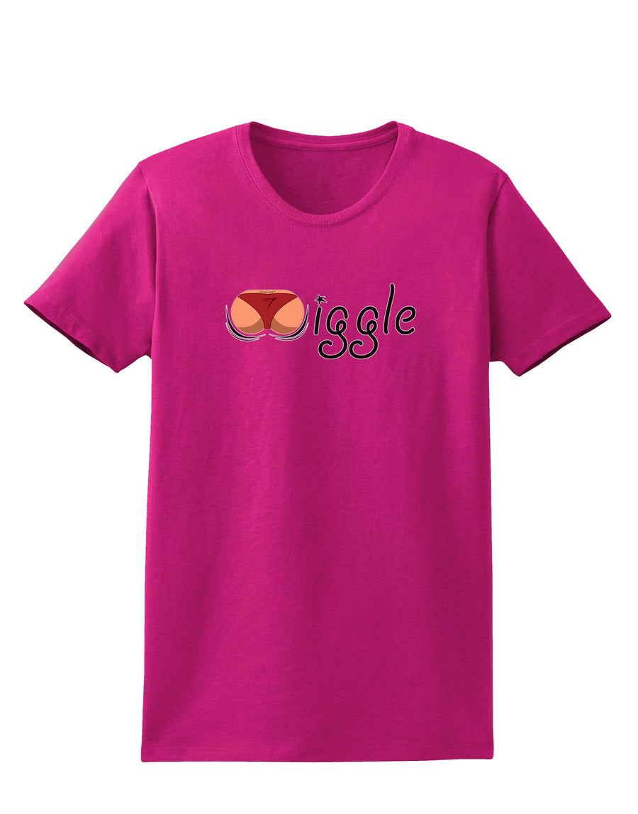 Wiggle - Twerk Medium Womens Dark T-Shirt-Womens T-Shirt-TooLoud-Black-X-Small-Davson Sales