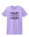 Wiggle Wiggle Wiggle - Text Womens T-Shirt-Womens T-Shirt-TooLoud-Lavender-X-Small-Davson Sales