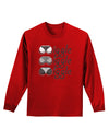 Wiggle Wiggle Wiggle - Twerk Adult Long Sleeve Dark T-Shirt-TooLoud-Red-Small-Davson Sales