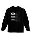 Wiggle Wiggle Wiggle - Twerk Adult Long Sleeve Dark T-Shirt-TooLoud-Black-Small-Davson Sales