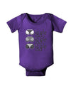 Wiggle Wiggle Wiggle - Twerk Baby Romper Bodysuit Dark-Baby Romper-TooLoud-Purple-06-Months-Davson Sales