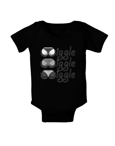 Wiggle Wiggle Wiggle - Twerk Baby Romper Bodysuit Dark-Baby Romper-TooLoud-Black-06-Months-Davson Sales