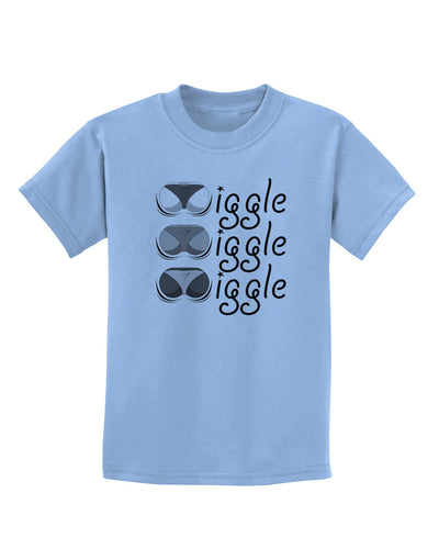 Wiggle Wiggle Wiggle - Twerk Childrens T-Shirt-Childrens T-Shirt-TooLoud-Light-Blue-X-Small-Davson Sales