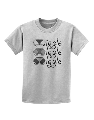 Wiggle Wiggle Wiggle - Twerk Childrens T-Shirt-Childrens T-Shirt-TooLoud-AshGray-X-Small-Davson Sales