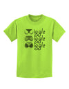 Wiggle Wiggle Wiggle - Twerk Childrens T-Shirt-Childrens T-Shirt-TooLoud-Lime-Green-X-Small-Davson Sales