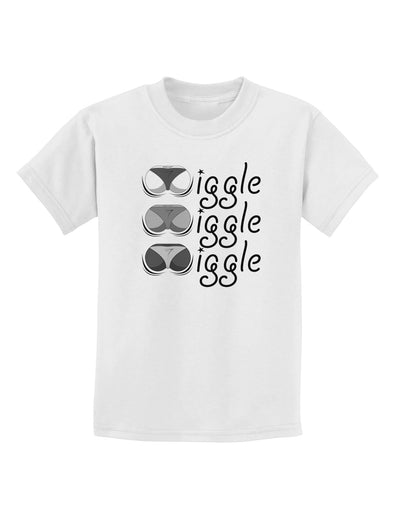 Wiggle Wiggle Wiggle - Twerk Childrens T-Shirt-Childrens T-Shirt-TooLoud-White-X-Small-Davson Sales