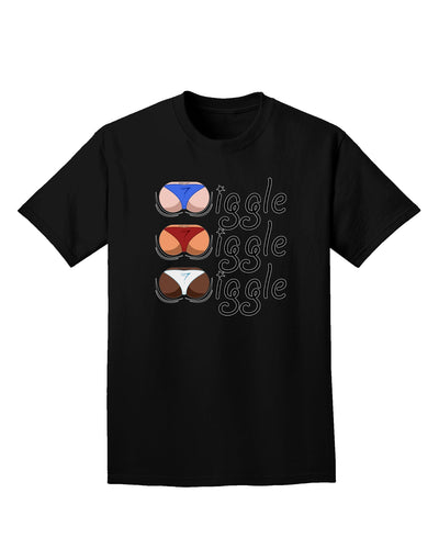 Wiggle Wiggle Wiggle - Twerk Color Adult Dark T-Shirt-Mens T-Shirt-TooLoud-Black-Small-Davson Sales