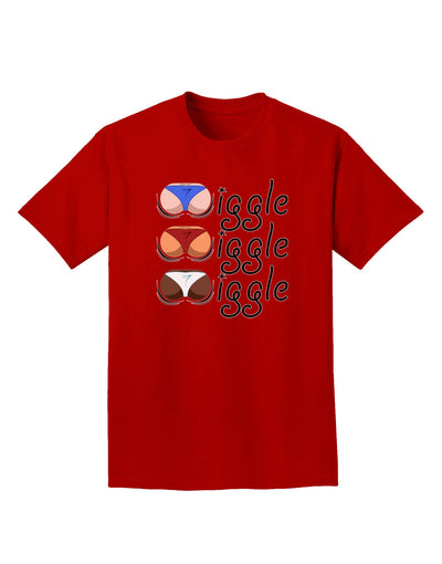 Wiggle Wiggle Wiggle - Twerk Color Adult Dark T-Shirt-Mens T-Shirt-TooLoud-Red-Small-Davson Sales