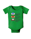 Wiggle Wiggle Wiggle - Twerk Color Baby Romper Bodysuit Dark-Baby Romper-TooLoud-Clover-Green-06-Months-Davson Sales