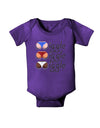 Wiggle Wiggle Wiggle - Twerk Color Baby Romper Bodysuit Dark-Baby Romper-TooLoud-Purple-06-Months-Davson Sales