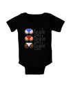 Wiggle Wiggle Wiggle - Twerk Color Baby Romper Bodysuit Dark-Baby Romper-TooLoud-Black-06-Months-Davson Sales