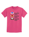 Wiggle Wiggle Wiggle - Twerk Color Childrens Dark T-Shirt-Childrens T-Shirt-TooLoud-Sangria-X-Small-Davson Sales