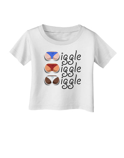 Wiggle Wiggle Wiggle - Twerk Color Infant T-Shirt-Infant T-Shirt-TooLoud-White-06-Months-Davson Sales