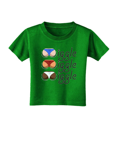 Wiggle Wiggle Wiggle - Twerk Color Toddler T-Shirt Dark-Toddler T-Shirt-TooLoud-Royal-Blue-2T-Davson Sales