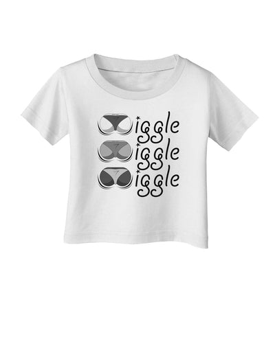 Wiggle Wiggle Wiggle - Twerk Infant T-Shirt-Infant T-Shirt-TooLoud-White-06-Months-Davson Sales