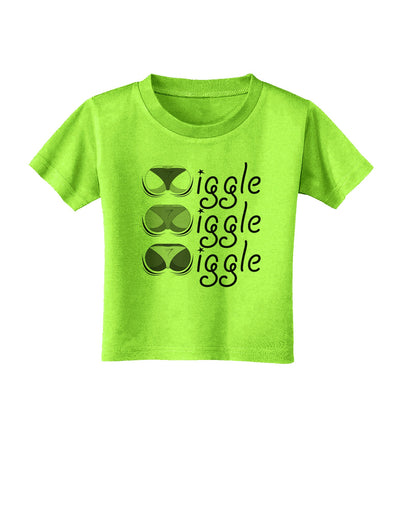 Wiggle Wiggle Wiggle - Twerk Toddler T-Shirt-Toddler T-Shirt-TooLoud-Lime-Green-2T-Davson Sales