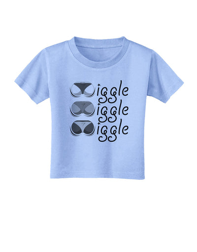 Wiggle Wiggle Wiggle - Twerk Toddler T-Shirt-Toddler T-Shirt-TooLoud-Aquatic-Blue-2T-Davson Sales