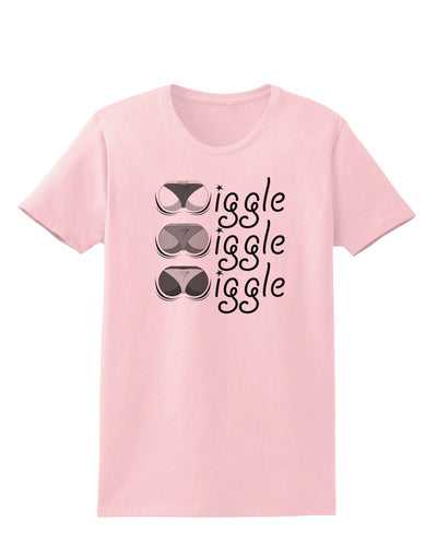 Wiggle Wiggle Wiggle - Twerk Womens T-Shirt-Womens T-Shirt-TooLoud-PalePink-X-Small-Davson Sales