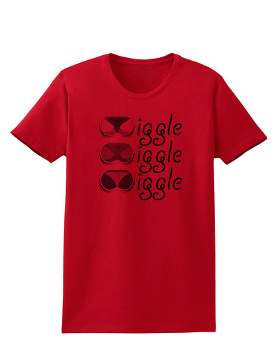 Wiggle Wiggle Wiggle - Twerk Womens T-Shirt-Womens T-Shirt-TooLoud-Red-X-Small-Davson Sales