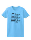 Wiggle Wiggle Wiggle - Twerk Womens T-Shirt-Womens T-Shirt-TooLoud-Aquatic-Blue-X-Small-Davson Sales