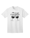 Wine Distressed Adult T-Shirt by TooLoud - A Must-Have for the Discerning Fashion Enthusiast-Mens T-shirts-TooLoud-White-Small-Davson Sales