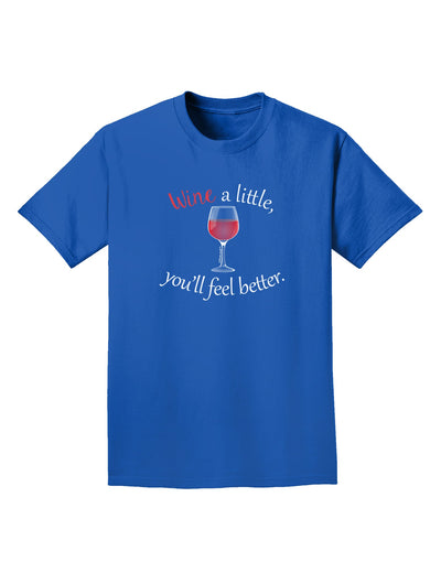 Wine a Little Adult Dark T-Shirt by TooLoud-Mens T-Shirt-TooLoud-Royal-Blue-Small-Davson Sales