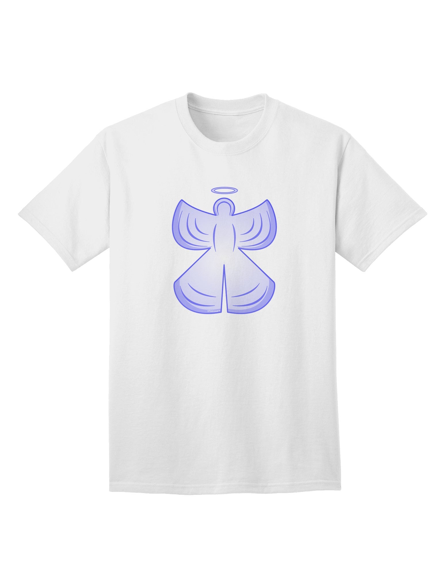 Winter Adult T-Shirt with Snow Angel Design-Mens T-shirts-TooLoud-White-Small-Davson Sales