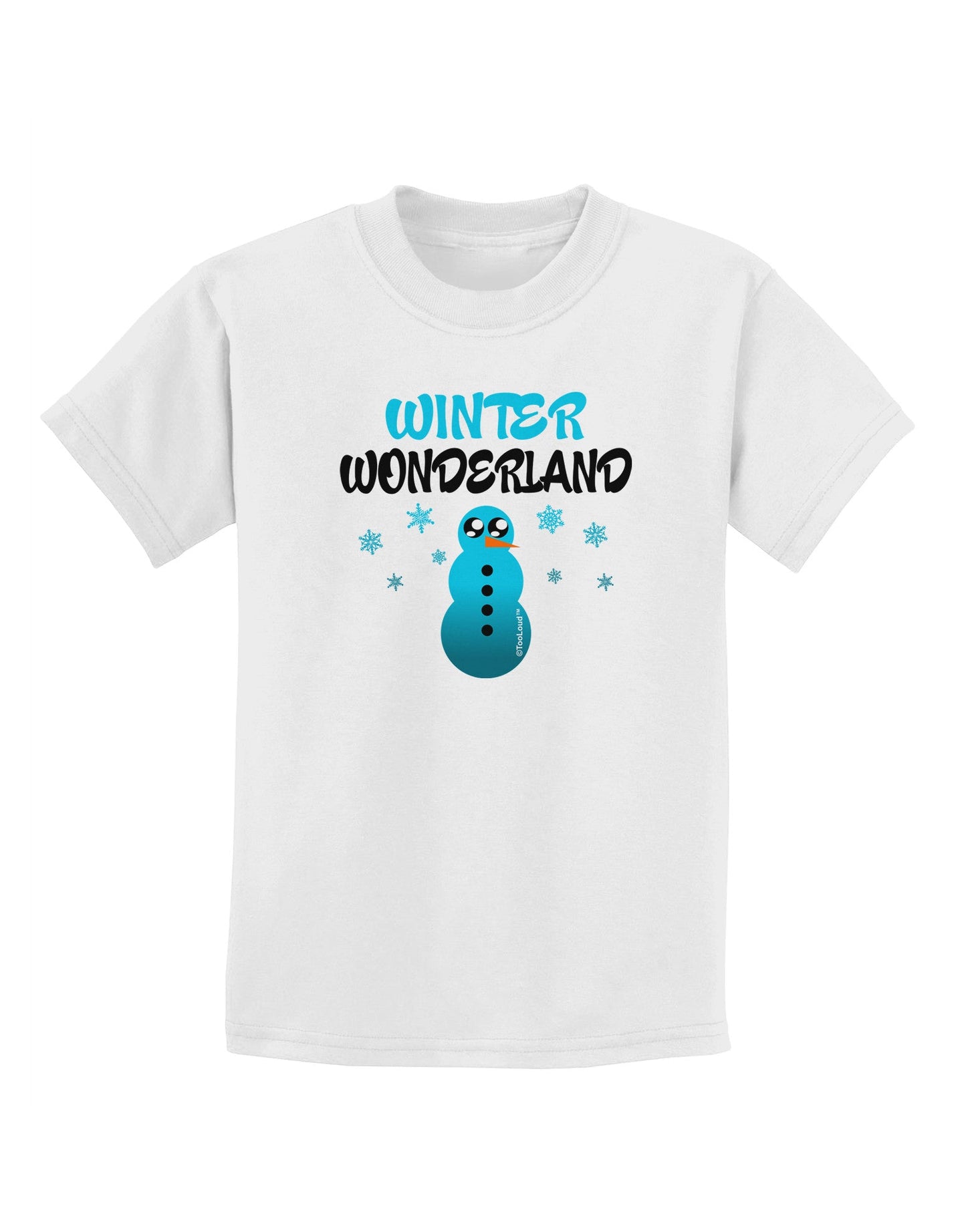 Winter Wonderland Snowman Childrens T-Shirt-Childrens T-Shirt-TooLoud-White-X-Small-Davson Sales
