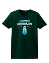 Winter Wonderland Snowman Womens Dark T-Shirt-TooLoud-Forest-Green-Small-Davson Sales