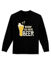 Wishin you were Beer Dark Adult Long Sleeve Dark T-Shirt-Long Sleeve Shirt-TooLoud-Black-Small-Davson Sales